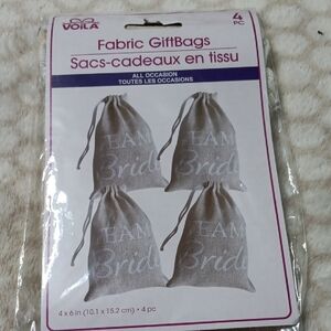 Voila Fabric Gift Bags - Team Bride